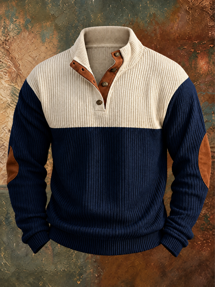 Button Pullover Autumn Jumper