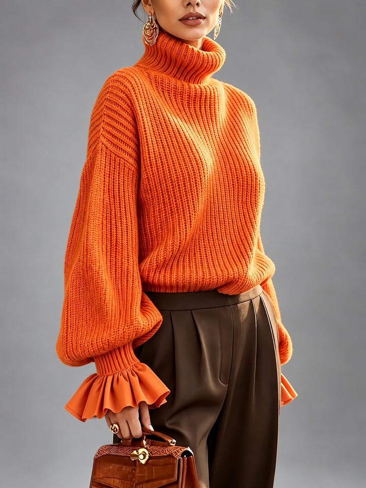 Roos | Casual Autumn Roll-Neck Jumper