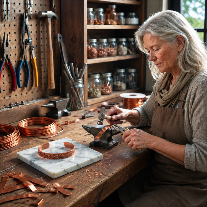Moon Copper Bracelet