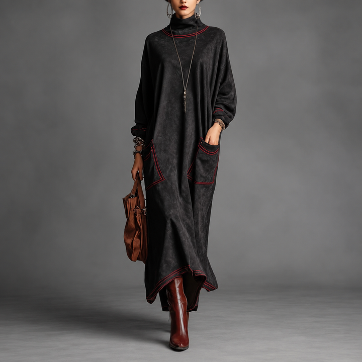 Dora | Elegant Suede Dress