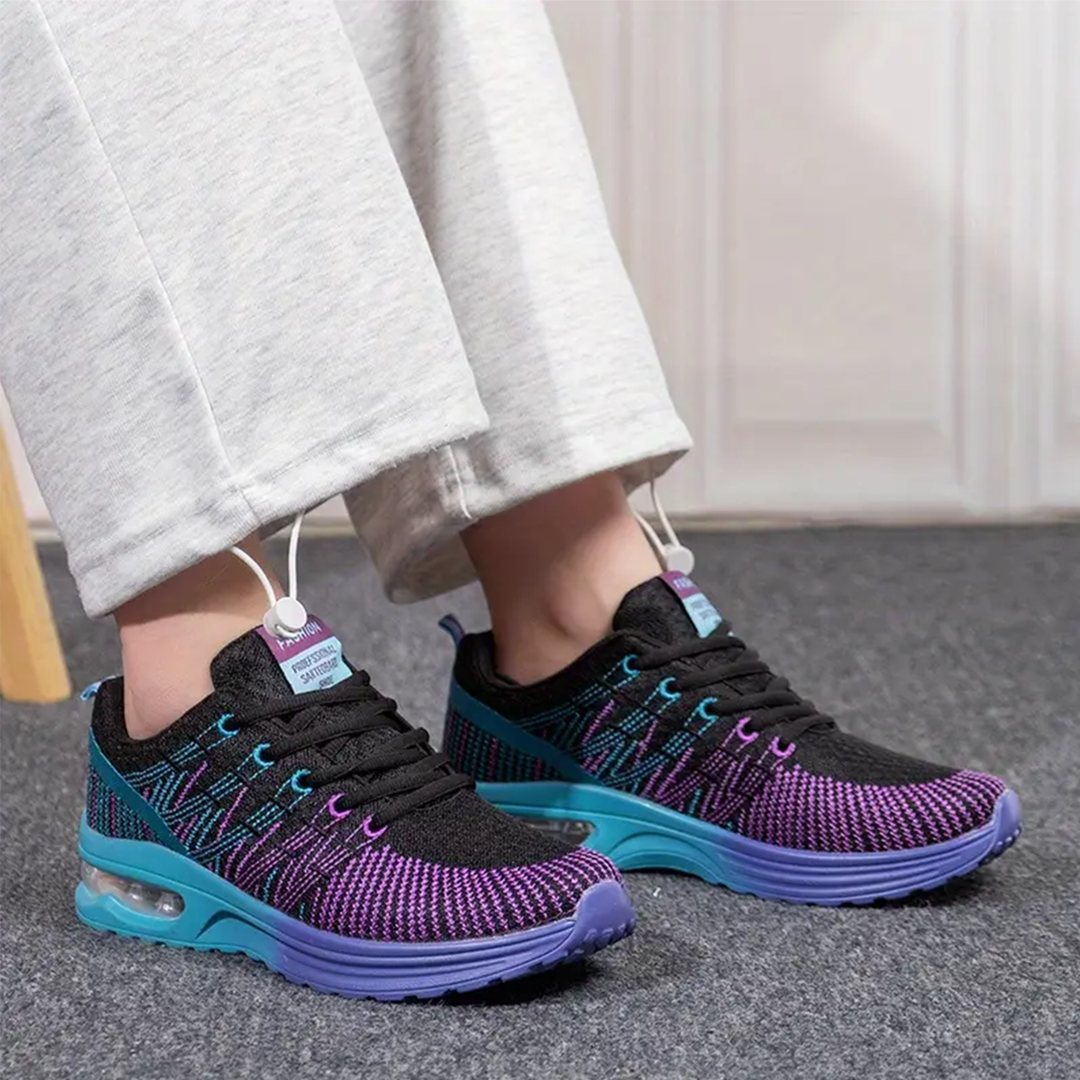 Hildatritt Comfort Shoes - Black Purple
