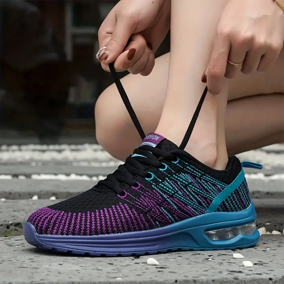 Hildatritt Comfort Shoes - Black Purple