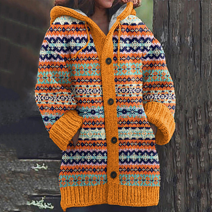 Leonoor | Charming Hooded Cardigan