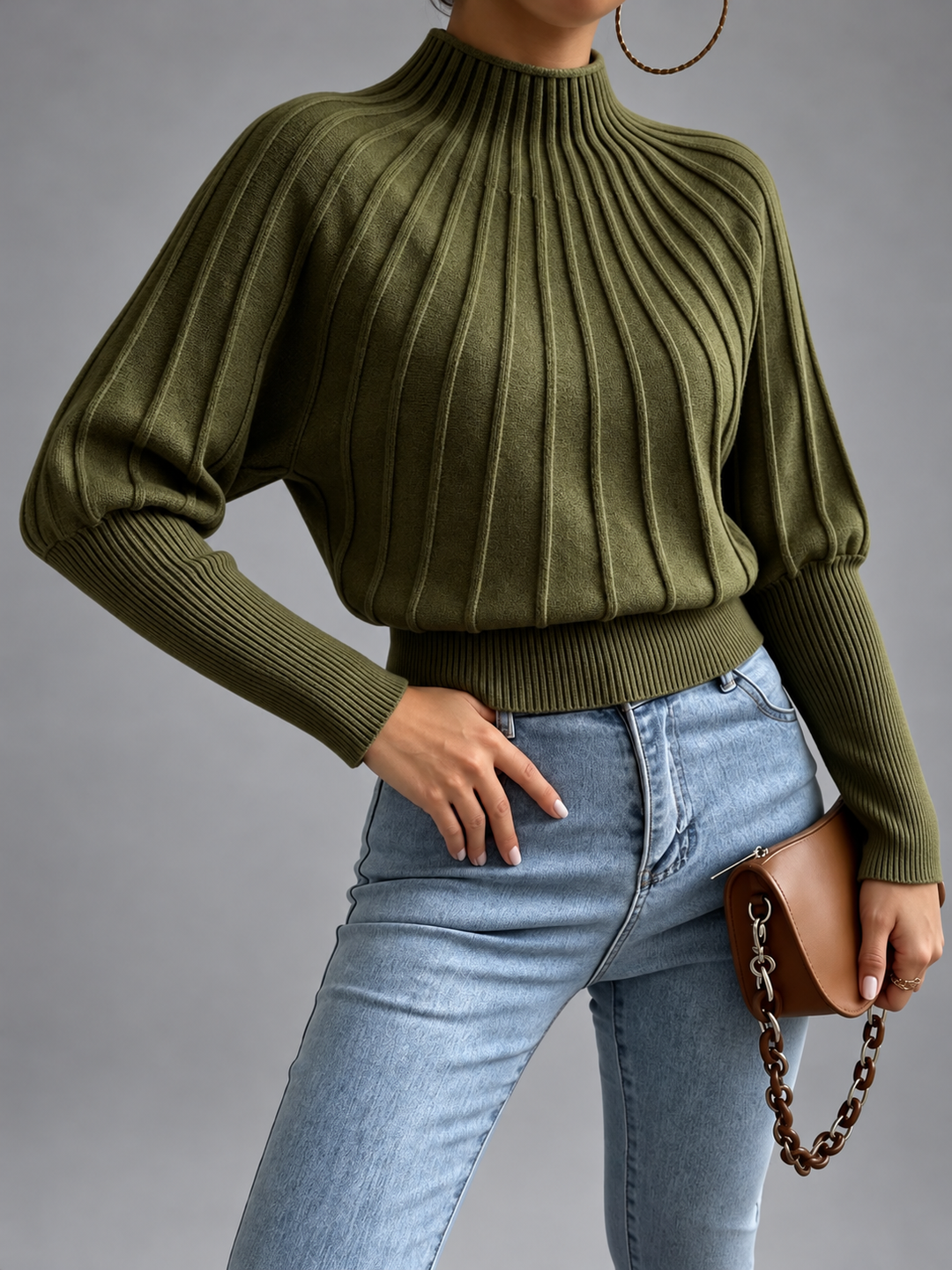Luna | Casual Autumn Roll-Neck Jumper
