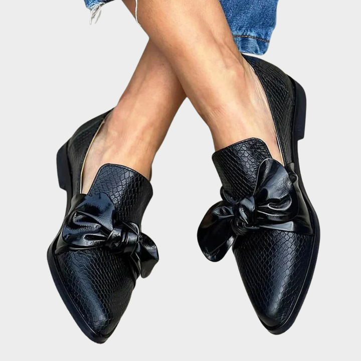 Chelsea™ | Stylish Bow-Detail Moccasins