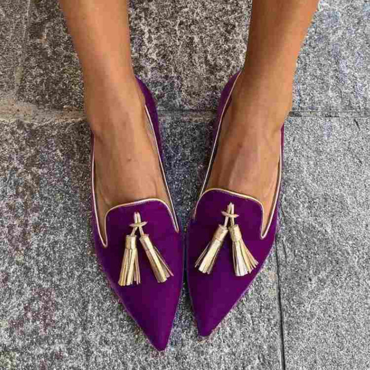 Portia™ | Boho Fringed Moccasins