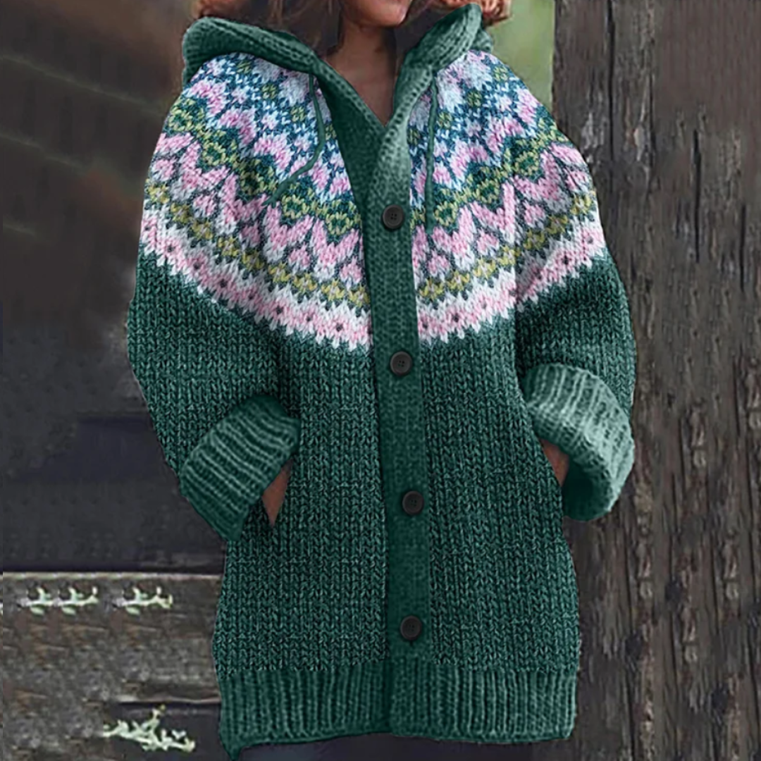 Trudy | Charming Hooded Cardigan