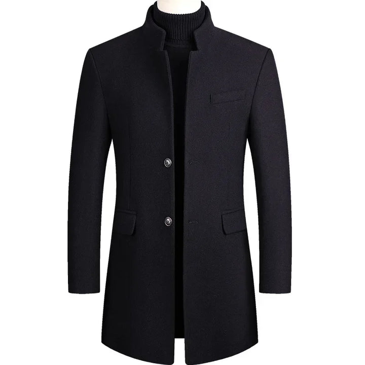 Laluna® | Men's Cashmere-Wool Trench Coat