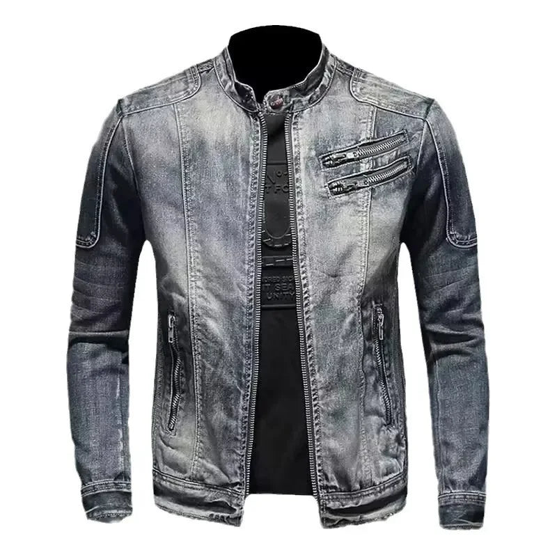 Laluna® | Motorcycle Denim Jacket