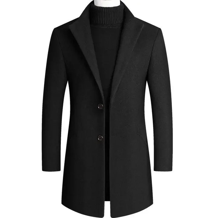 Laluna® | Men's Cashmere-Wool Trench Coat