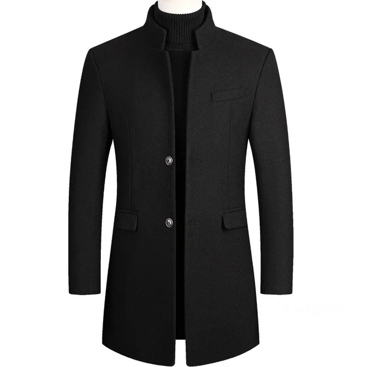 Laluna® | Men's Cashmere-Wool Trench Coat