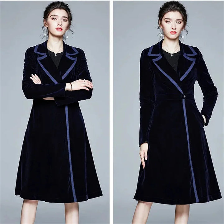 Séraphine | Long Velvet Coat