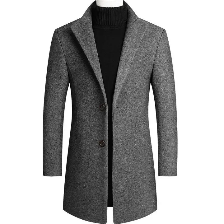 Laluna® | Men's Cashmere-Wool Trench Coat