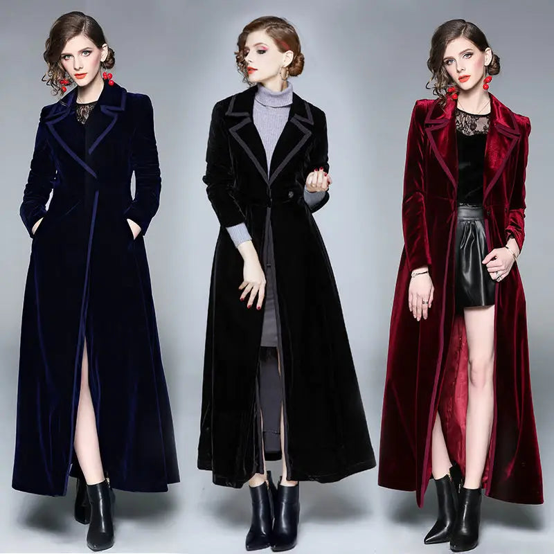 Séraphine | Long Velvet Coat