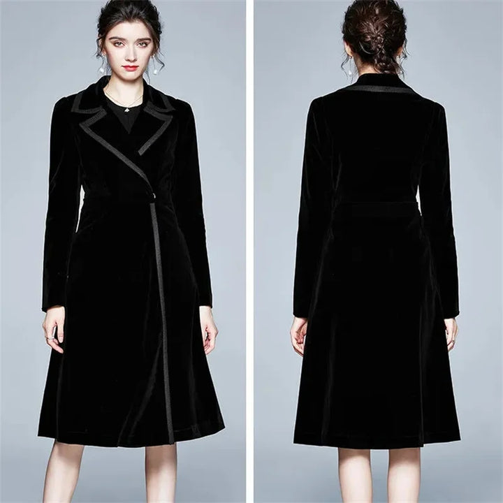 Séraphine | Long Velvet Coat