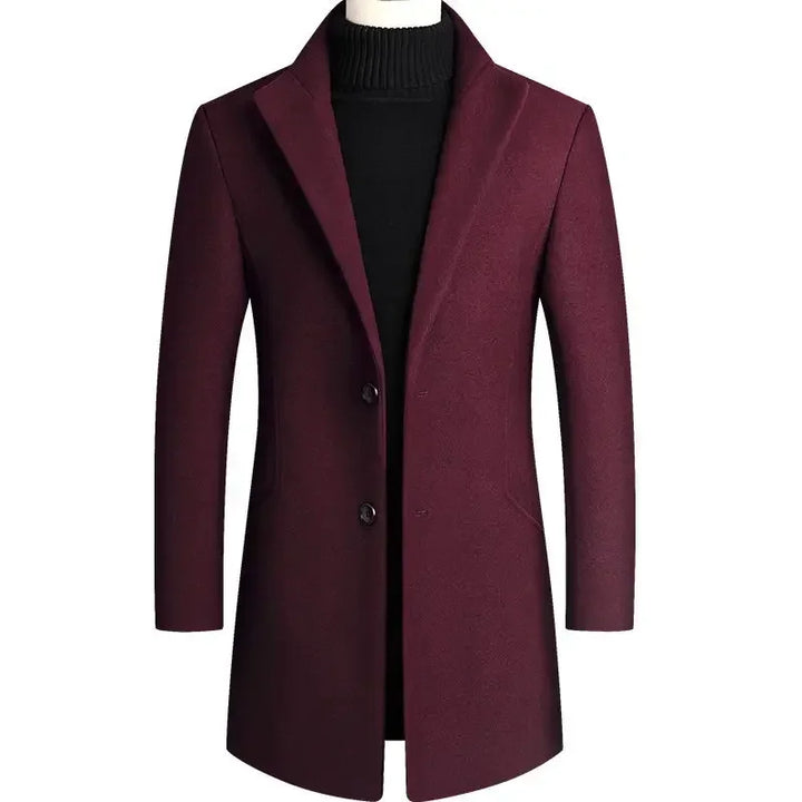 Laluna® | Men's Cashmere-Wool Trench Coat