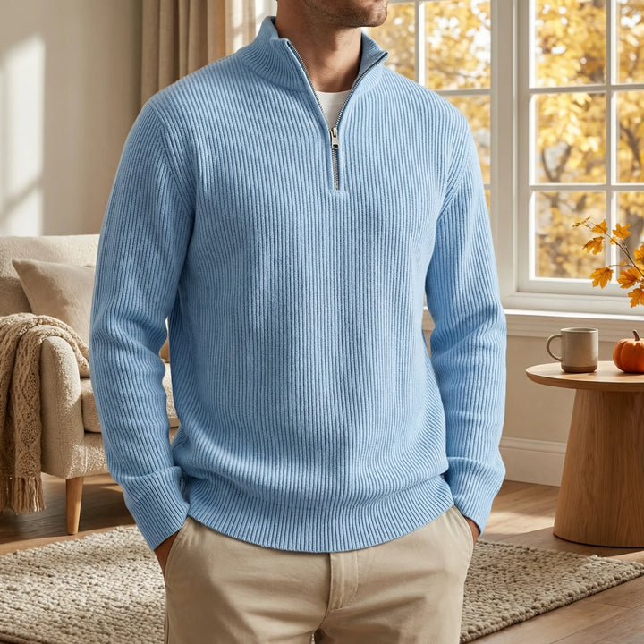 Jan | Long-Sleeve Half-Zip Jumper