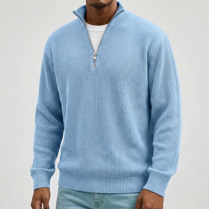 Jan | Long-Sleeve Half-Zip Jumper