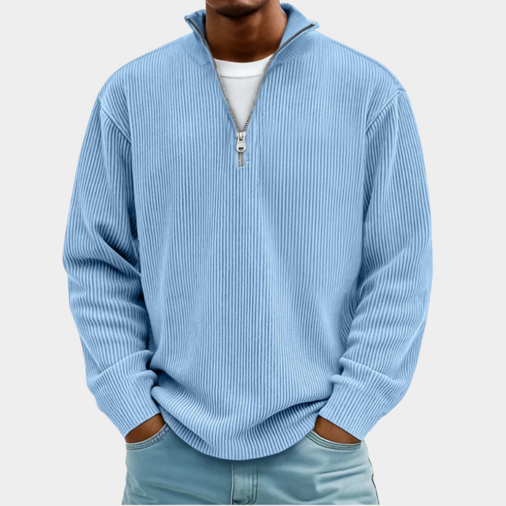 Jan | Long-Sleeve Half-Zip Jumper