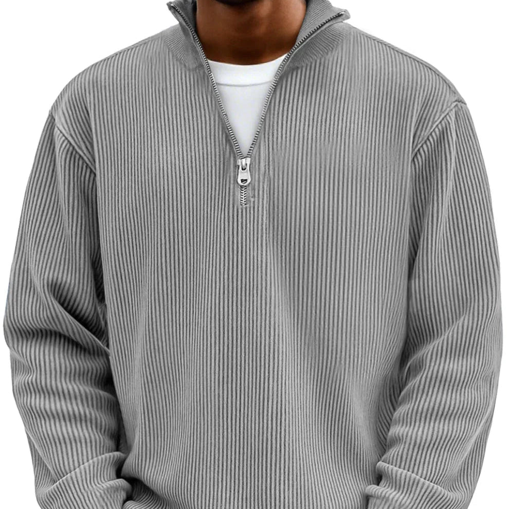 Jan | Long-Sleeve Half-Zip Jumper