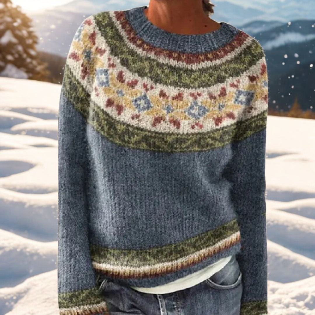 Rianne | WARM SWEATER WITH REFINED NORDIC DETAILS