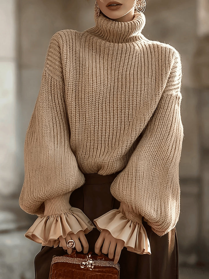 Roos | Casual Autumn Roll-Neck Jumper