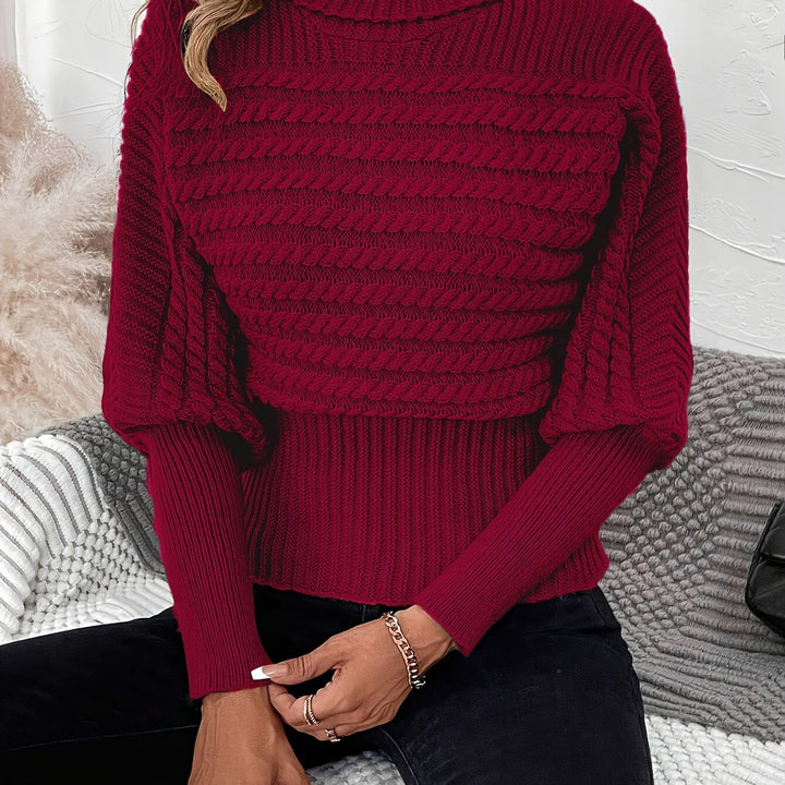 Dionne | Casual Autumn Roll-Neck Jumper