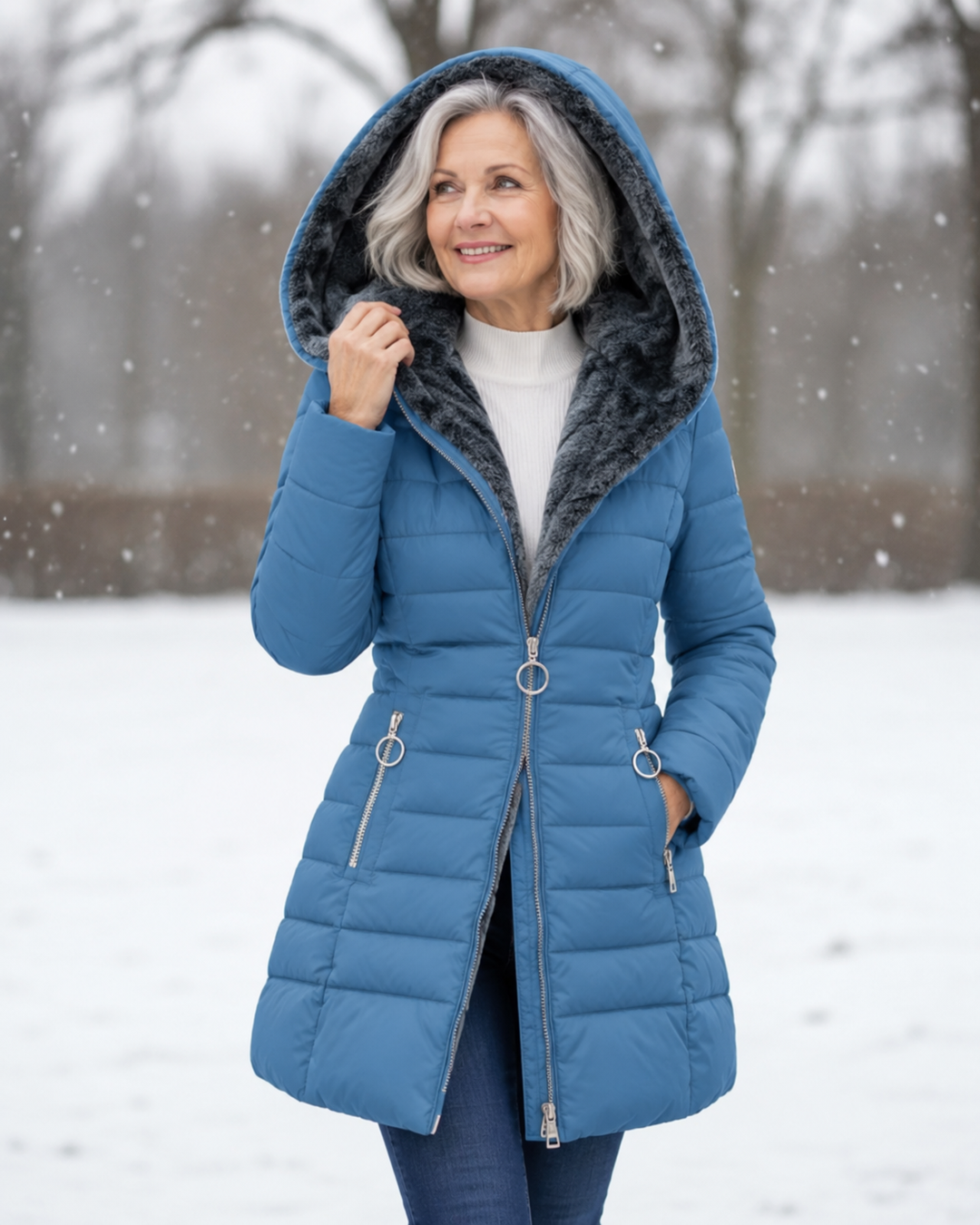 Warm Padded Hooded Winter Coat