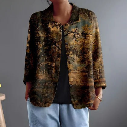 Neeltje | Artistic Open-Front Jacket