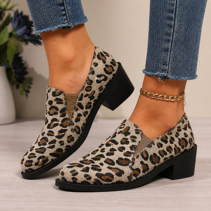 Angélique | Animal Print Loafers