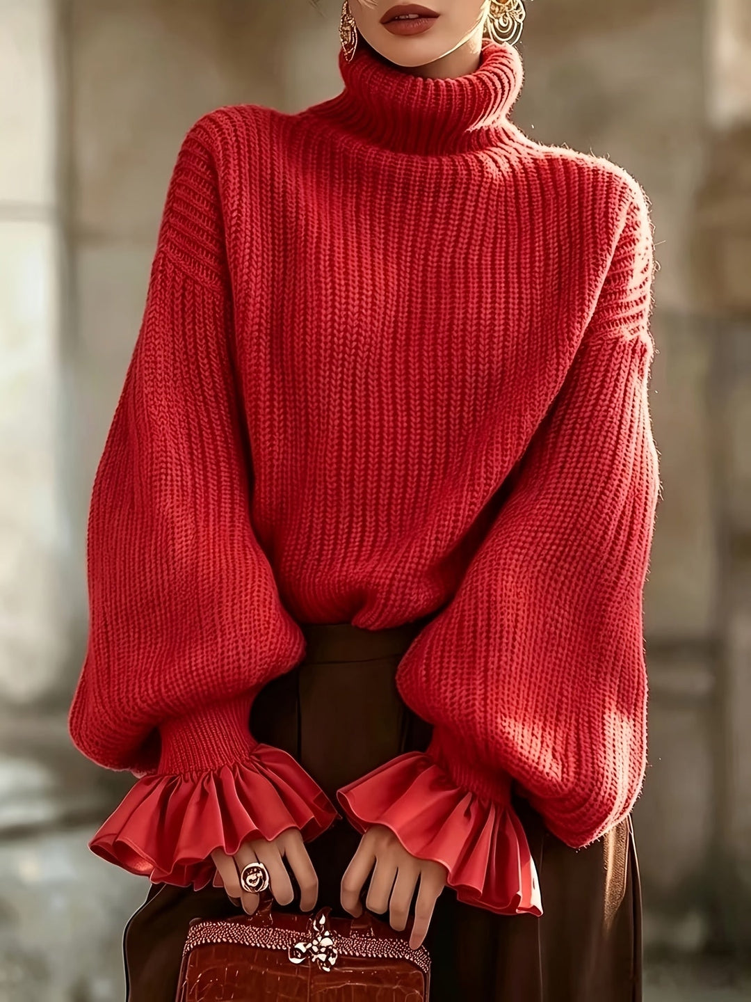 Roos | Casual Autumn Roll-Neck Jumper