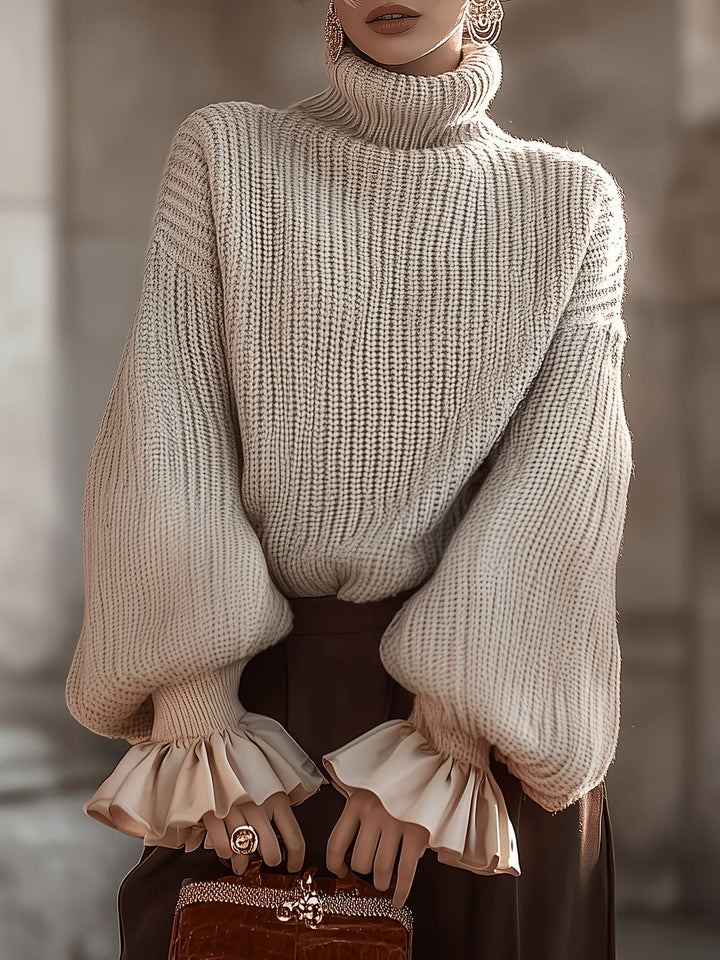 Roos | Casual Autumn Roll-Neck Jumper