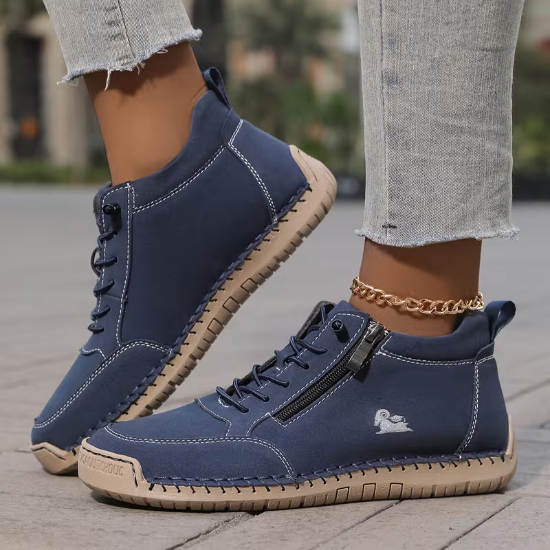 Mila – Comfortable Orthopaedic Trainers + Zip