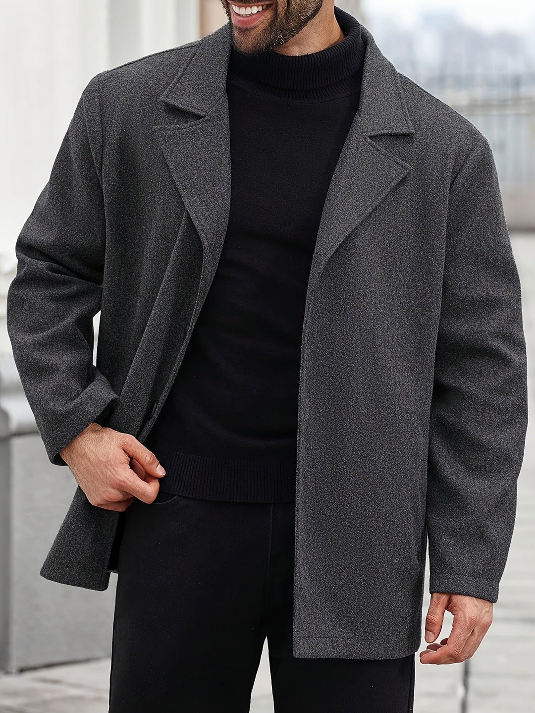 Krijn | Men's Herringbone Coat