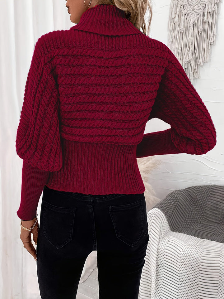 Dionne | Casual Autumn Roll-Neck Jumper
