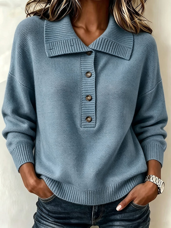Nicole | Women's Autumn Button Jumper