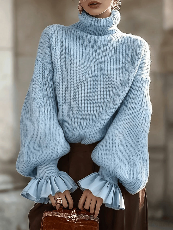 Roos | Casual Autumn Roll-Neck Jumper