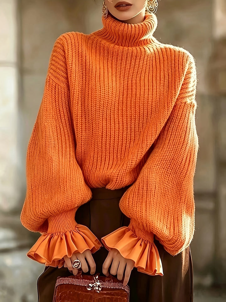 Roos | Casual Autumn Roll-Neck Jumper