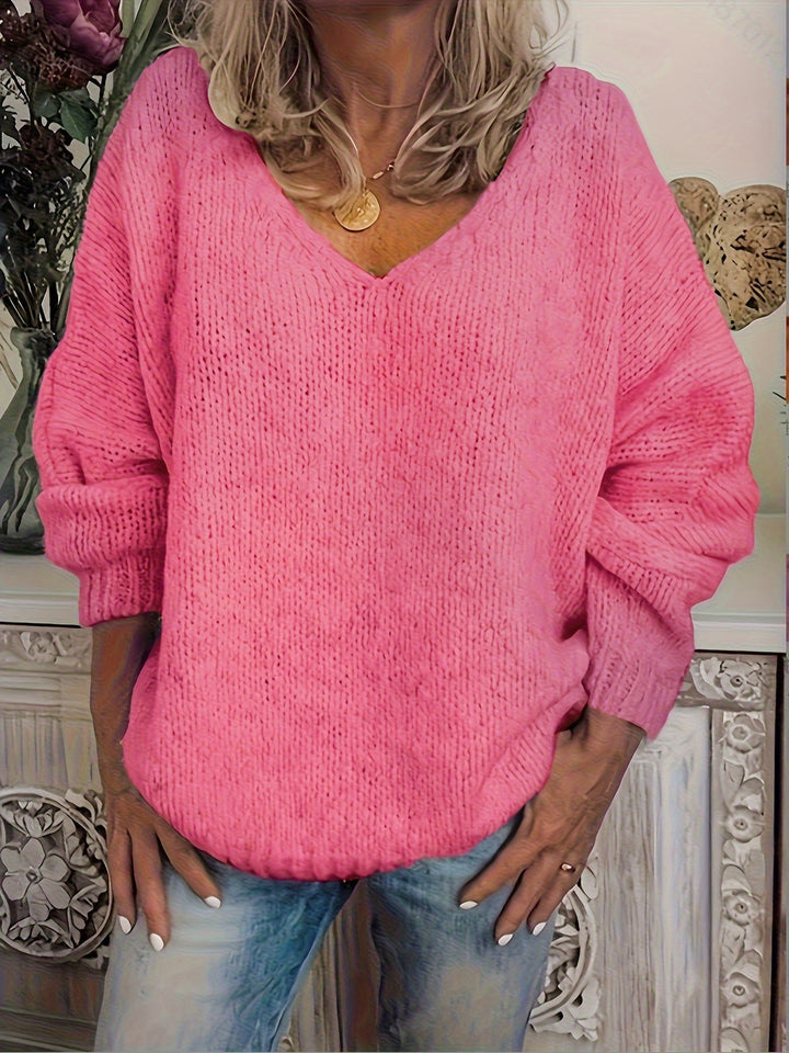Christel | Casual V-Neck Autumn Jumper