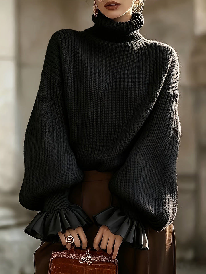 Roos | Casual Autumn Roll-Neck Jumper