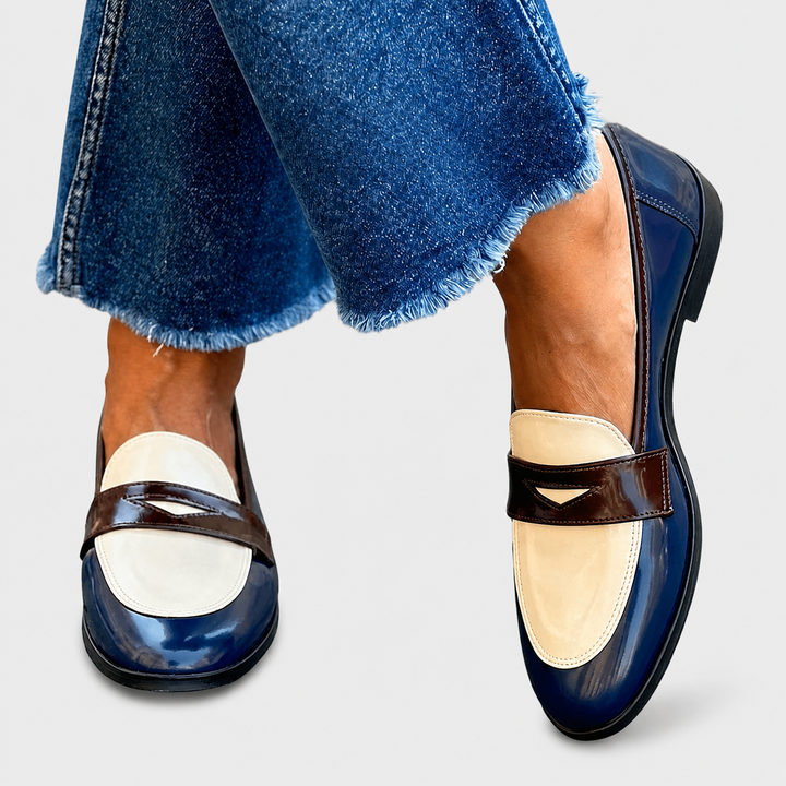 Claudia | Two-Tone Loafers