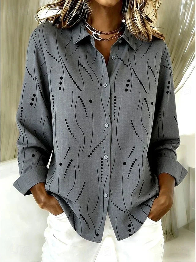 Willeke | Smart Fine Polka Dot Blouse