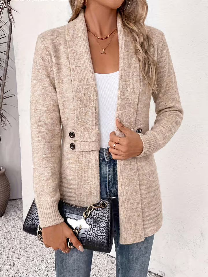 Women's Cardigan | Long Knitted Cardigan with an Elegant Fit