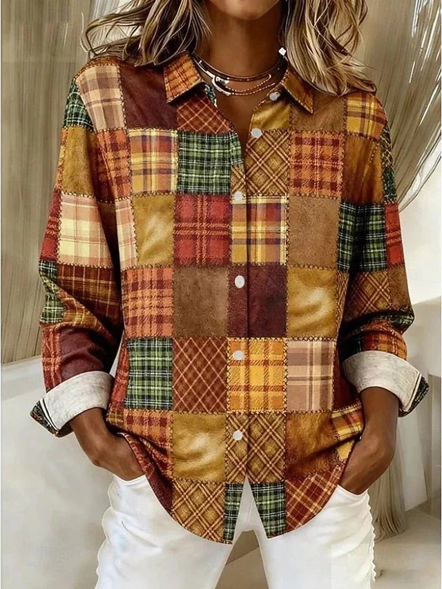 Sigrid | Charming Patchwork Blouse