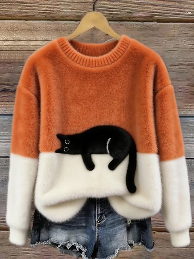 Elegant Cat Jumper