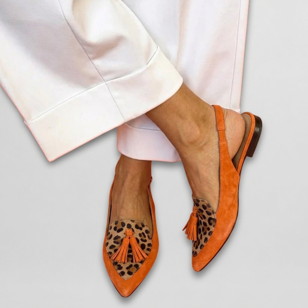 Elena | Strappy Fringed Sandals