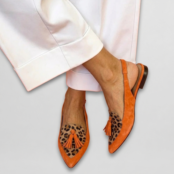 Elena | Strappy Fringed Sandals