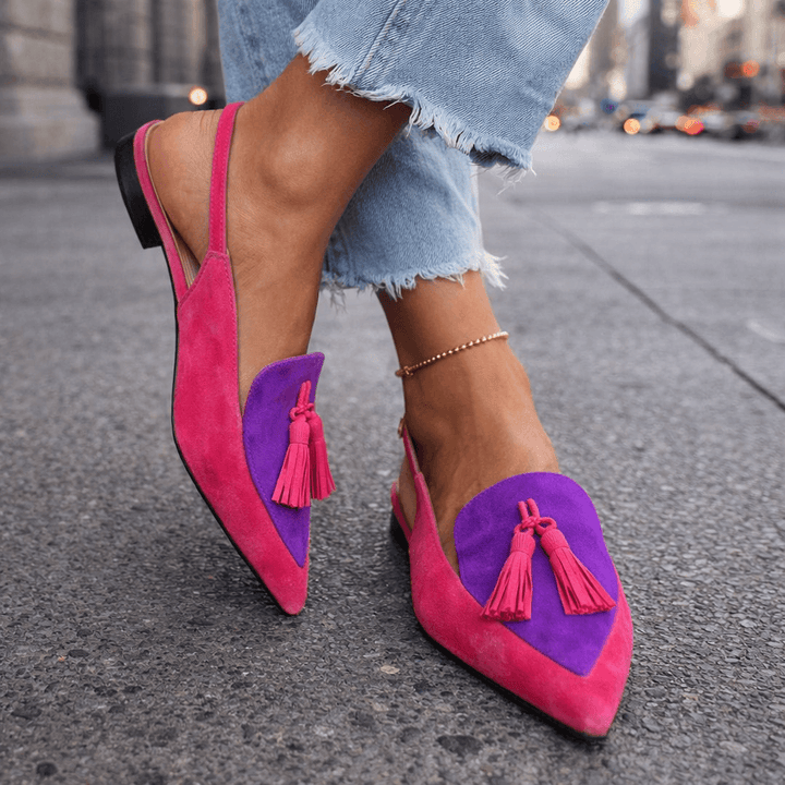 Elena | Strappy Fringed Sandals
