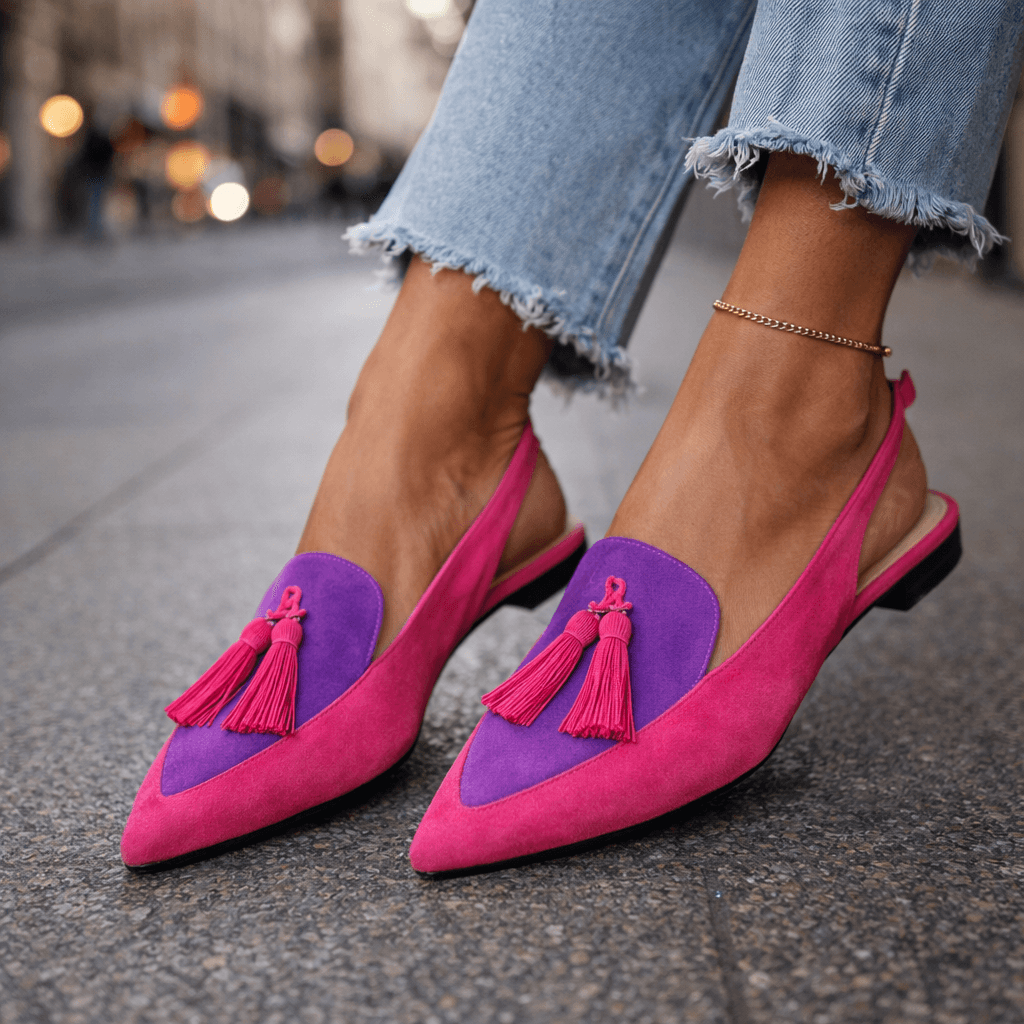 Elena | Strappy Fringed Sandals