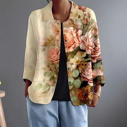Rietje | Graceful Floral Jacket